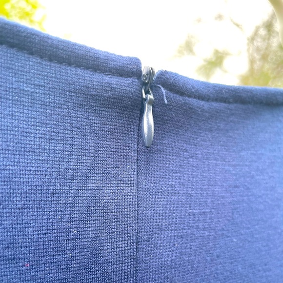 Elegant Red, White, and Blue Midi Dress With Pockets!!! - Picture 3 of 8